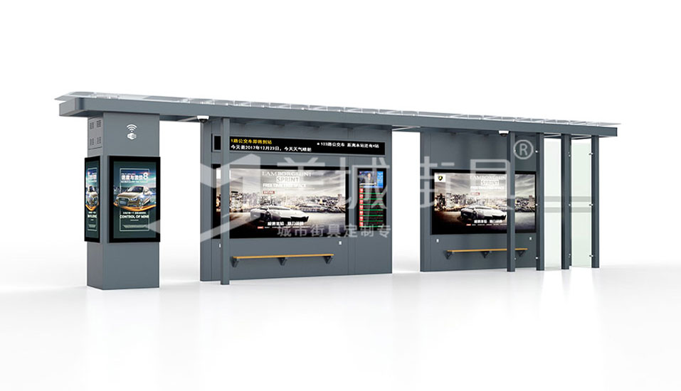 成品智慧公交候車亭 成品智慧公交候車亭